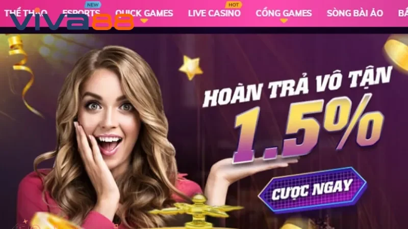 Khuyến Mãi Hoàn Trả Cực Hấp Dẫn Không Thể Bỏ Lỡ Tại Viva88